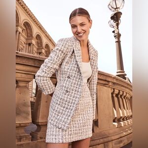 NWOT Ever New Size 10 Marla Boucle Tweed Blazer